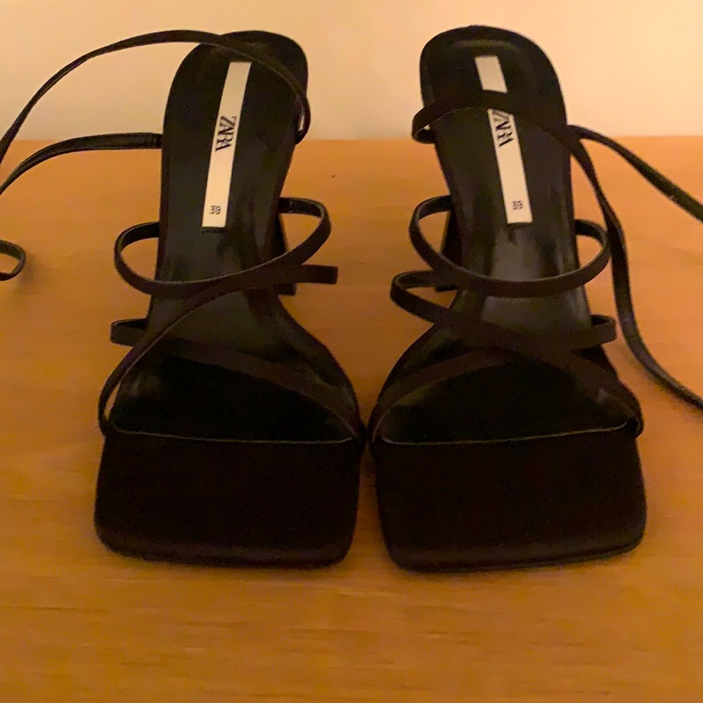 Strappy heels